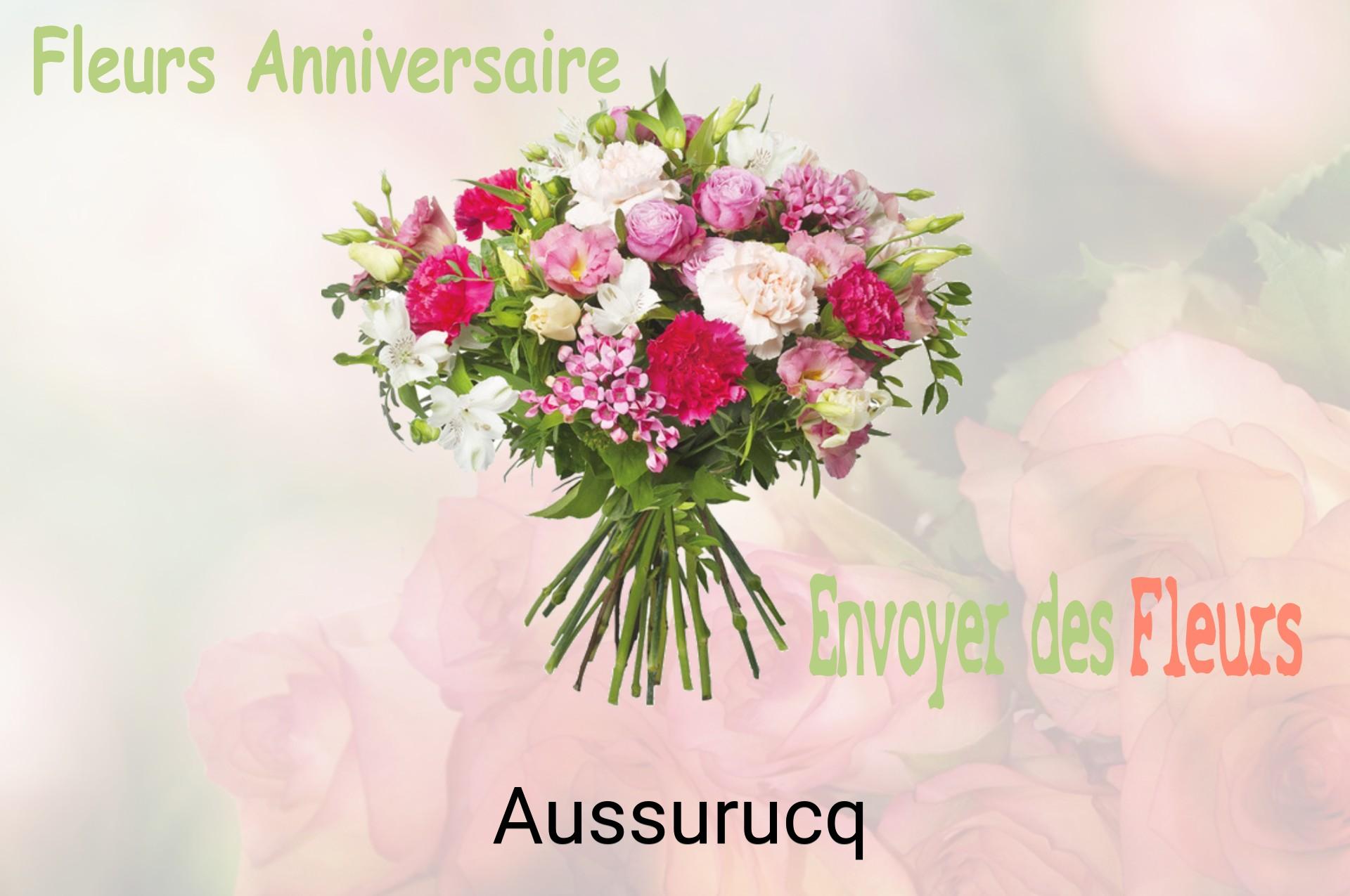 Bouquet de fleurs d’anniversaire livré à Aussurucq
